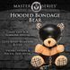 Плюшевый мишка HOODED Teddy Bear БДСМ в кожаном капюшоне с поводком, 23x16x12 см SO9815 фото 7