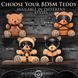 Плюшевый мишка HOODED Teddy Bear БДСМ в кожаном капюшоне с поводком, 23x16x12 см SO9815 фото 8