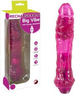 Vibrator - Rechargeable Big Vibe on Battery - 25,5 x 5 61325908430000 &mdash; photos