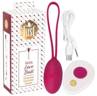 Виброяйцо - Lust Love Ball Berry 61325893570000 фото