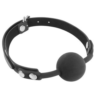 Кляп с силиконовым шариком - Fetish Tentation Silicone Gag Ball Black