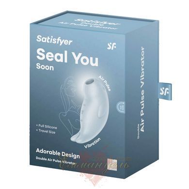 Вакуумний кліторальний стимулятор з вібрацією - Satisfyer Seal You Soon, 2 незалежні мотори SX0564 фото