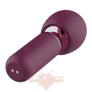 Міні-вібраційний масажер - Dream Toys Glam Bold Travel Wand, фіолетовий