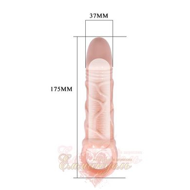 Cock Sleeve with Ring - Pretty Love Penis Sleeve Brayden