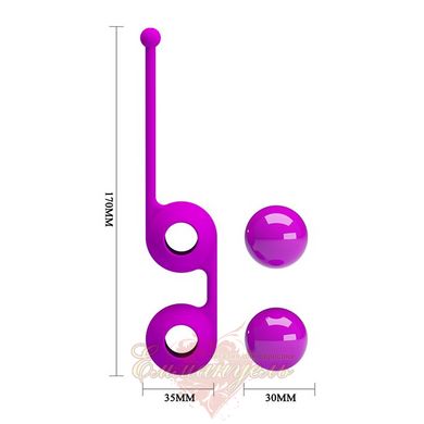 Vaginal balls - Pretty Love Kegel Tighten Up Balls III Purple