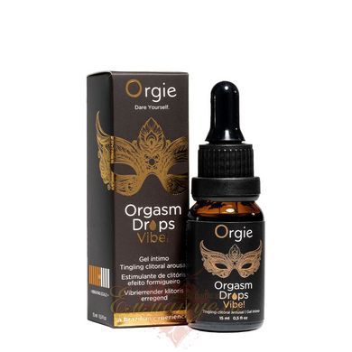 Stimulating Drops Orgie Orgasm Drops Vibe! 15 ml, heat-cold, vibration effect SX1532 &mdash; photos