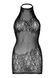 Мини-платье со стразами на бретелях - Leg Avenue Rhinestone halter mini dress OS Black