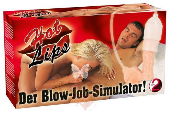 Чоловіча помпа - Hot Lips Blow Job Simulator 61325112500000 фото