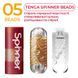Masturbator Tenga Spinner 05 Beads with elastic stimulating spiral inside SO4299 - photos (3