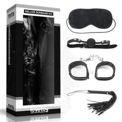 Набір БДСМ - Deluxe Bondage Kit, маска, кляп, флогер, наручники