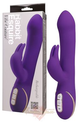 Hi-tech вибратор - Rabbit Esquire Purple Vibrator mit Klitorisreizer