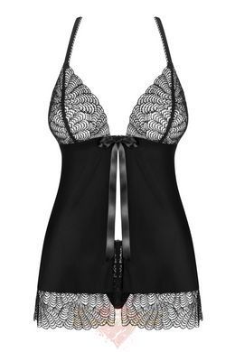 Obsessive Chiccanta babydoll & thong black S/M 410480 &mdash; photos