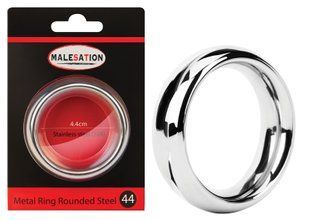 Эрекционное кольцо - MALESATION Metal Ring Rounded Steel 614000031545 фото