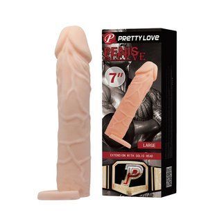 Насадка на член - Pretty Love Penis Sleeve Large Flesh 6603BI0411 фото