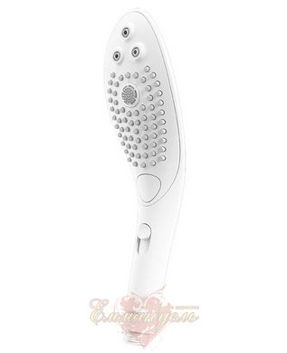 2in1 shower head stimulator - Womanizer Wave White, massager for intimate areas