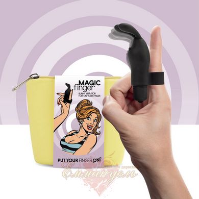 Вибратор на палец - FeelzToys Magic Finger Vibrator Black