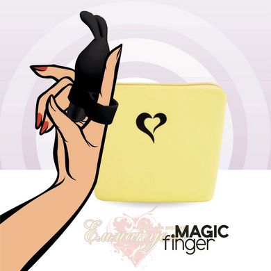 Вібратор на палець - FeelzToys Magic Finger Vibrator Black