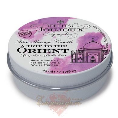 Massage candle - Petits Joujoux - Orient - Pomegranate and white pepper (43 ml) with aphrodisiacs