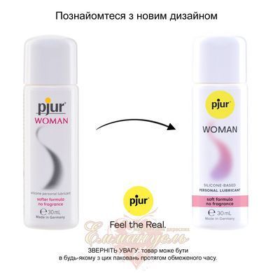Змазка на силіконовій основі - pjur Woman 30 мл, без ароматизаторів та консервантів спеціально для неї PJ10160 фото