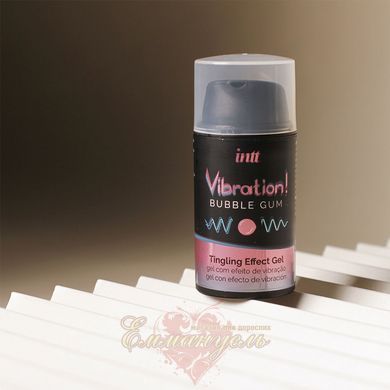 Liquid vibrator - Intt Vibration Bubble Gum (15 мл) SO3348 &mdash; photos