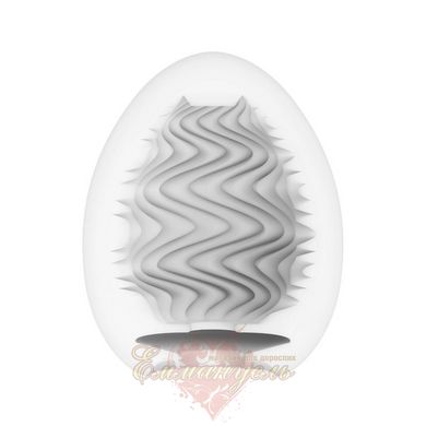 Мастурбатор - Tenga Egg Wind с зигзагообразным рельефом