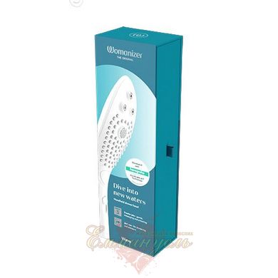 2in1 shower head stimulator - Womanizer Wave White, massager for intimate areas