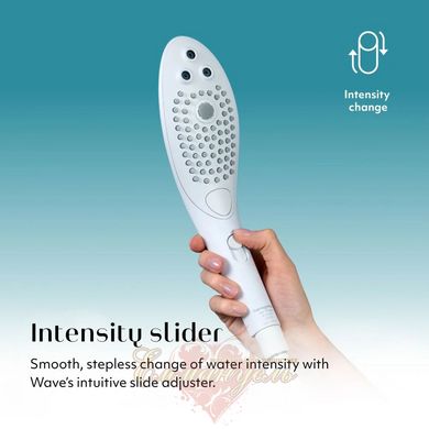 2in1 shower head stimulator - Womanizer Wave White, massager for intimate areas