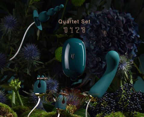 Sex Toy Set - Qingnan Quartet Set, 4 Pieces Green
