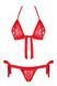 Linen set - 822-SET-3 red Obsessive S/M 410287 - photos (7