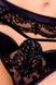 Комплект білизни - TONYA SET black S/M - Passion Exclusive: Трусики, ліф, пояс для панчіх