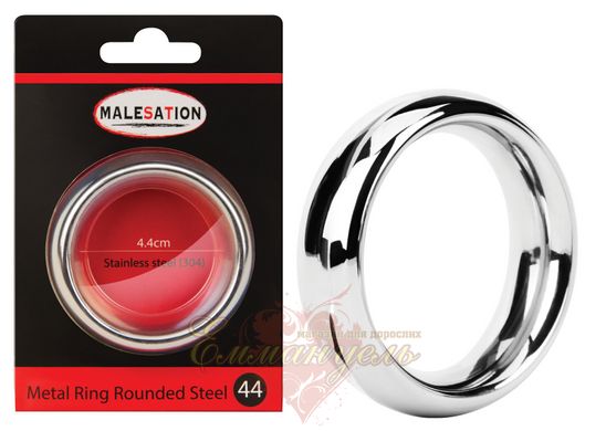 Эрекционное кольцо - MALESATION Metal Ring Rounded Steel