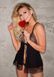 Obsessive Chiccanta babydoll & thong black S/M 410480 - photos (3