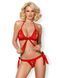 Linen set - 822-SET-3 red Obsessive S/M 410287 - photos (1