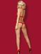 Linen set - 822-SET-3 red Obsessive S/M 410287 - photos (4