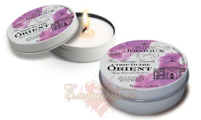 Massage candle - Petits Joujoux - Orient - Pomegranate and white pepper (43 ml) with aphrodisiacs