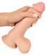 Dildo Nature Skin with movable skin 20 cm 61325548200000 - photos (2