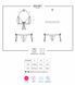 Linen set - 822-SET-3 red Obsessive S/M 410287 - photos (9