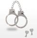 Metal Handcuffs - Taboom Diamond Wrist Cuffs Silver