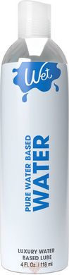 Lubricant - Wet Pure Water Based (118 ml)