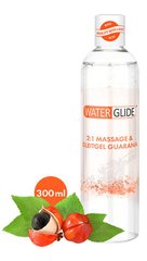 2 in 1 stimulating lubricant and massage gel - Waterglide Guarana, 300 ml