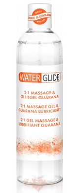 2 in 1 stimulating lubricant and massage gel - Waterglide Guarana, 300 ml