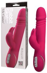 Hi-tech вібратор - Rabbit Skater Pink Vibrator mit Klitorisreizer