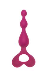 Anal chain - Alive Arrow Pink, silicone, max. diameter 3cm