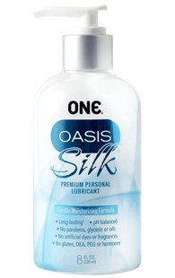 Лубрикант на водно-силиконовой основе - ONE Oasis Silk, 236 мл