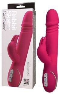 Hi-tech вібратор - Rabbit Skater Pink Vibrator mit Klitorisreizer 61325861530000 фото