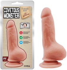 Фалоімітатор - T-skin ReaL Covetous Monster-Flesh, 18 см х 3,8 см