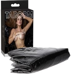 Простирадло для масажу та БДСМ - Taboom Wet Play King Size, Black 200 х 220 см