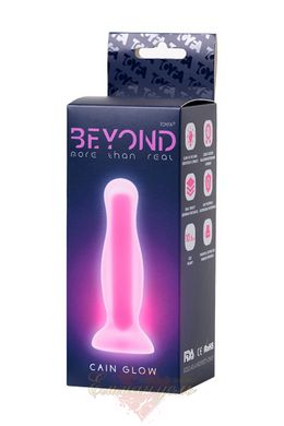 Glow in the Dark Anal Plug - Beyond By Toyfa Cain Glow, Waterproof, Silicone