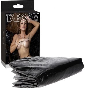 Простыня для массажа и БДСМ - Taboom Wet Play King Size, Black 200 х 220 см