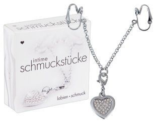 Clips for the labia - Intimate Heart-shaped Chain 91327707520000 &mdash; photos